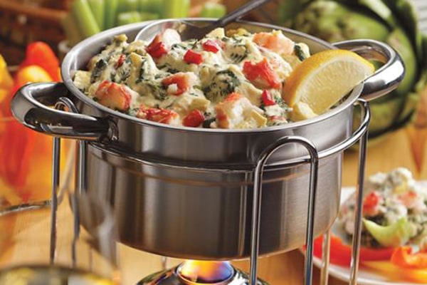 Hot Crab, Spinach & Artichoke Dip